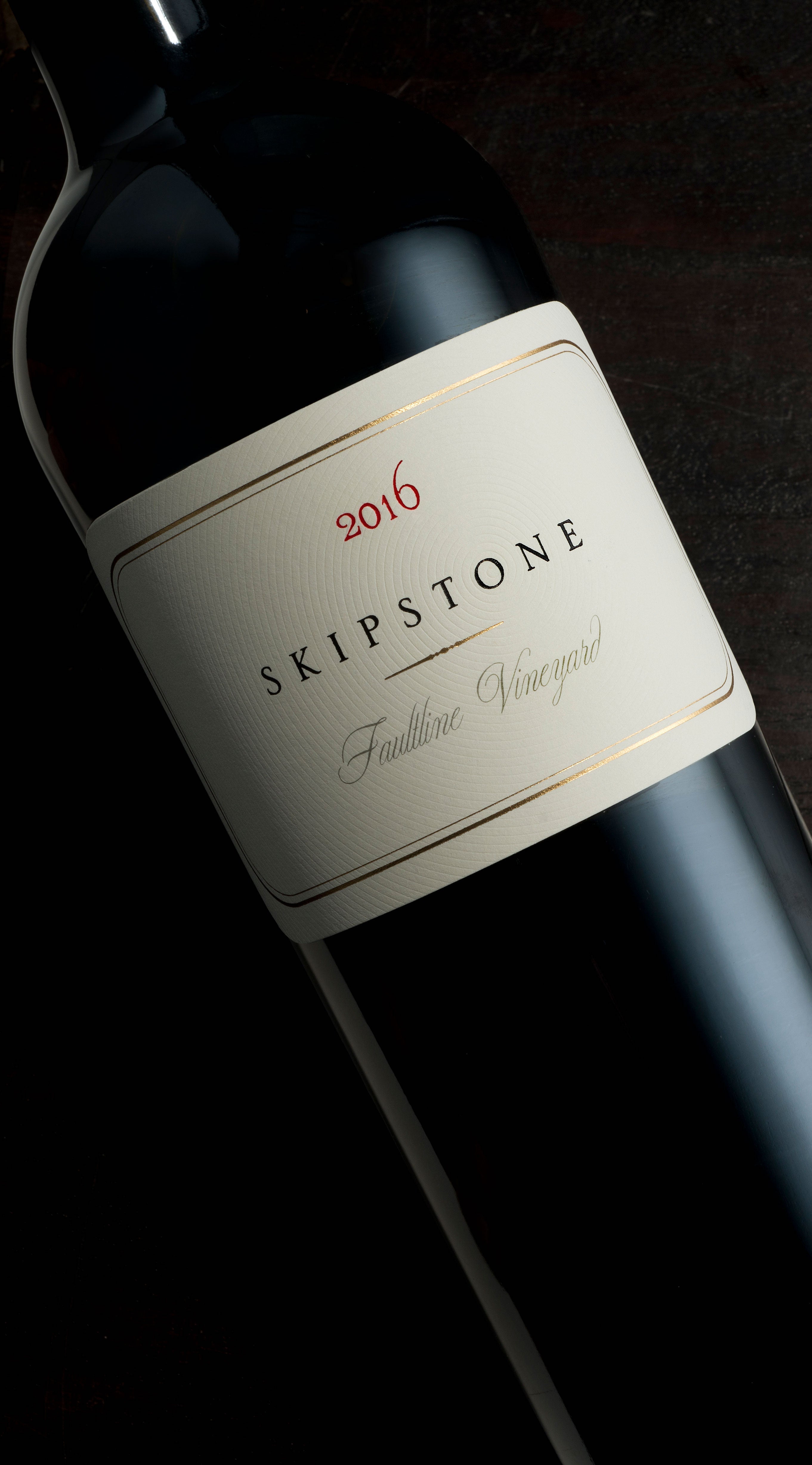2016 Skipstone Faultline Vineyard - 6 bottles in wood case