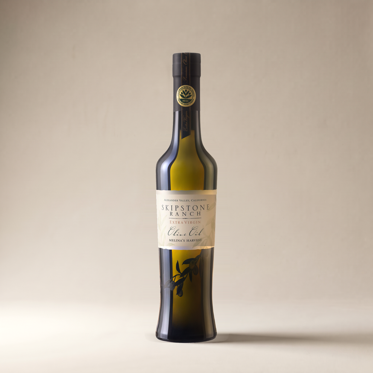 Skipstone Melina’s Harvest olive oil — approved studio photograph