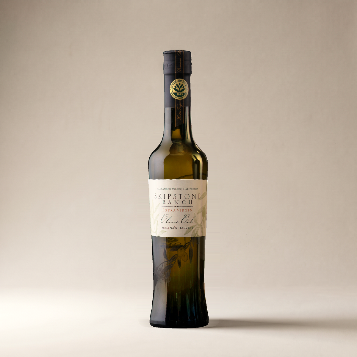 Skipstone Melina’s Harvest olive oil — approved studio photograph
