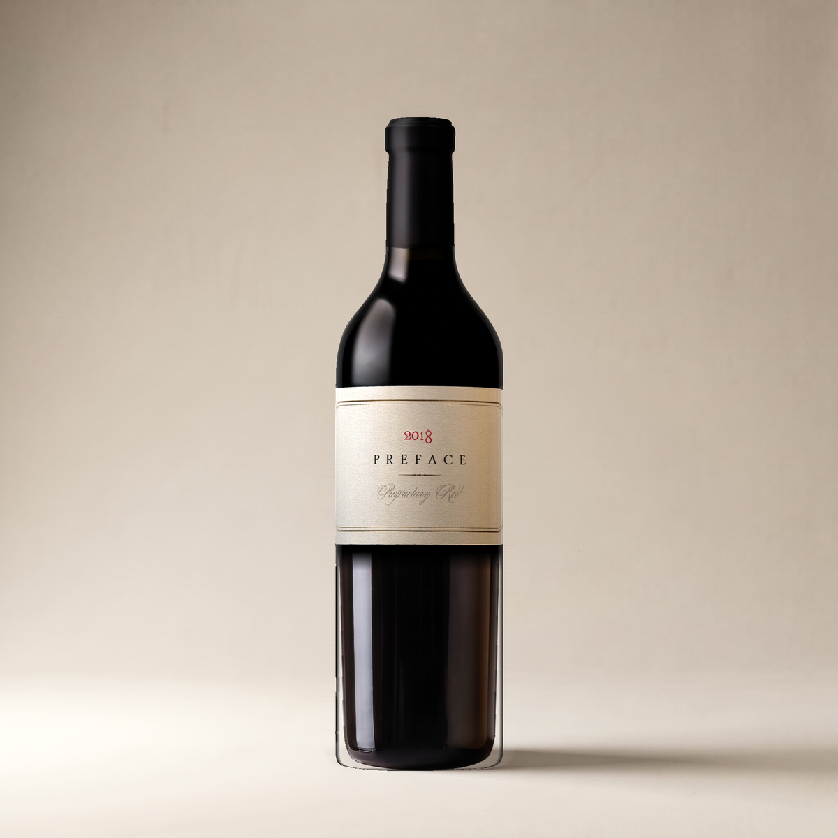 2018 Preface Proprietary Red — approved studio photograph