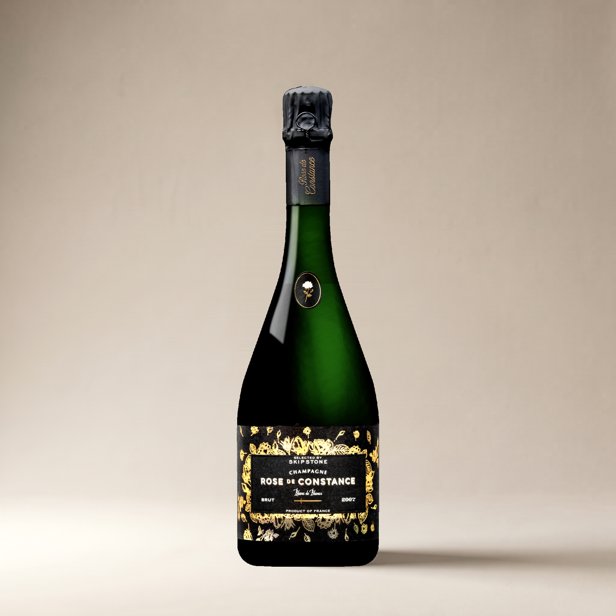 2007 Rose de Constance Champagne — approved studio photograph
