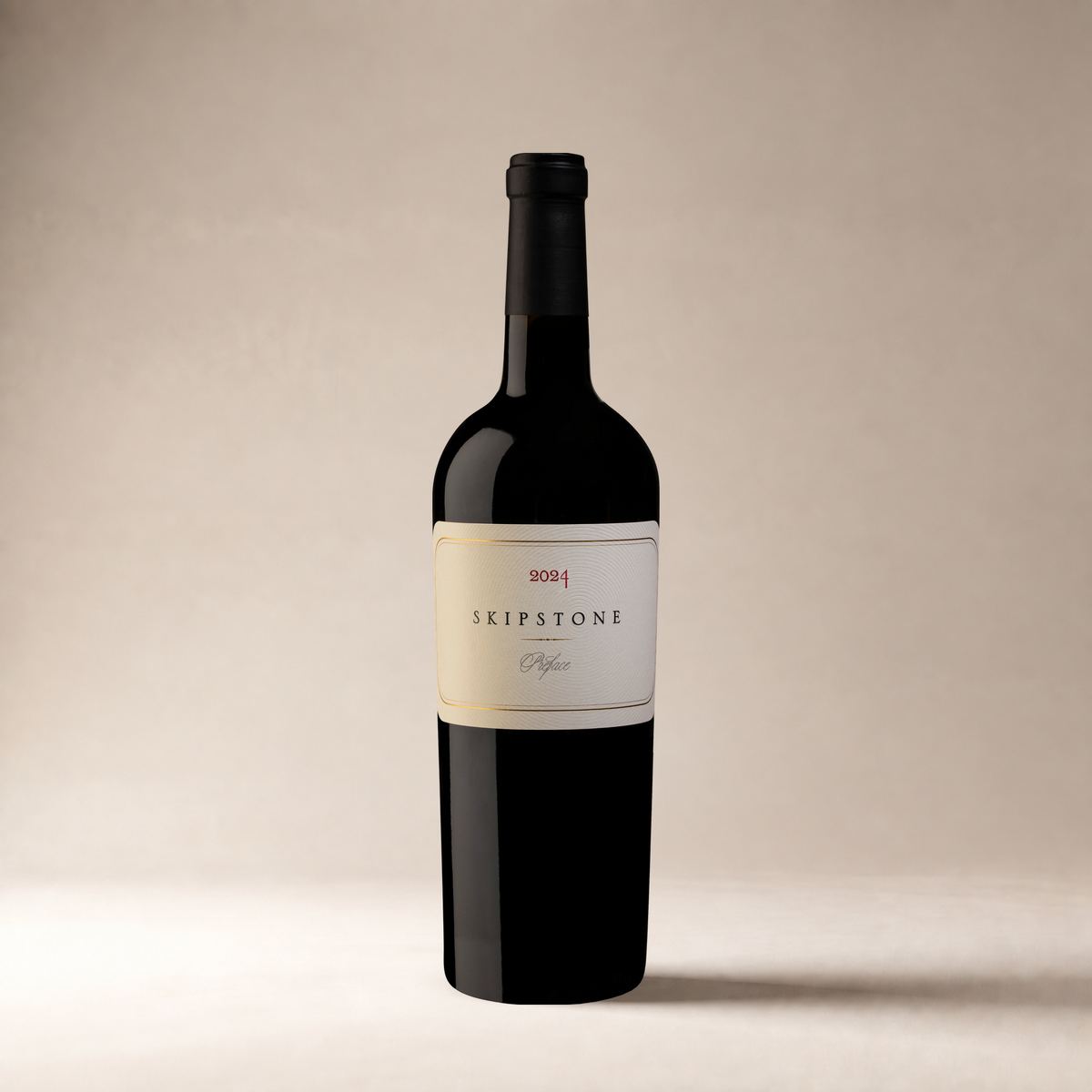 2024 Skipstone Preface bottle on a warm neutral studio background